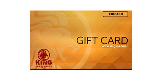 King Spa Gift Cards [Store pickup only]